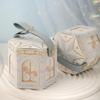 Leather Handle Carousel Gift Box Wedding Handheld Gift Bag Fashion Wedding with Hand Gift