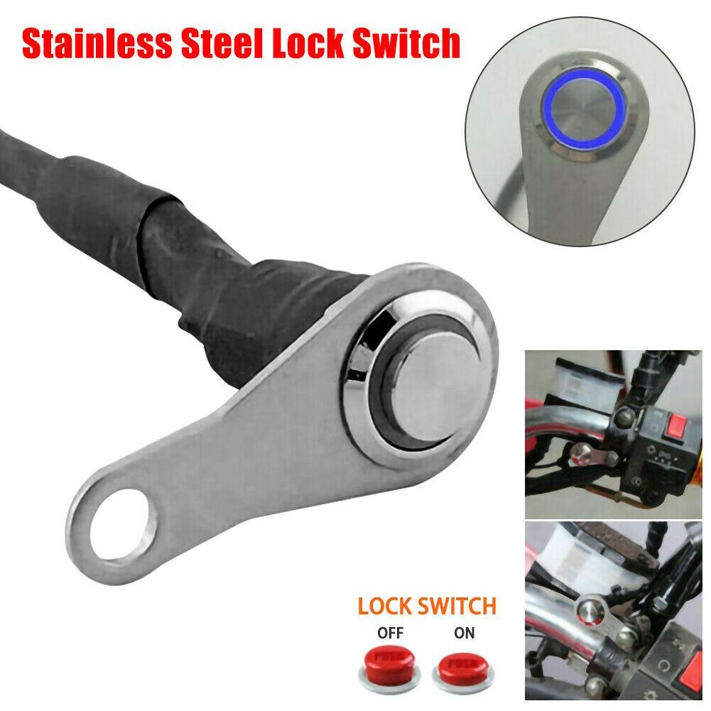 ON+OFF Switch Handle Button Mounting For Work Light Stainless Steel Waterproof
