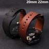 20 мм 22 мм ремешки для часов Samsung Galaxy watch 7 FE 6 5 pro/4 Classic Кожаный браслет amazfit bip/Huawei GT/2/3 Pro 4 5 6 ремешок