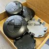 ztkah6 4pcs The new matte black hub center cover is suitable for BMW 68/56mm diameter hub center cap replacement parts black splicing.