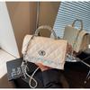 Rhombus Chain Bag Women's New Summer Niche Messenger Bag Casual Portable Small Square Bag