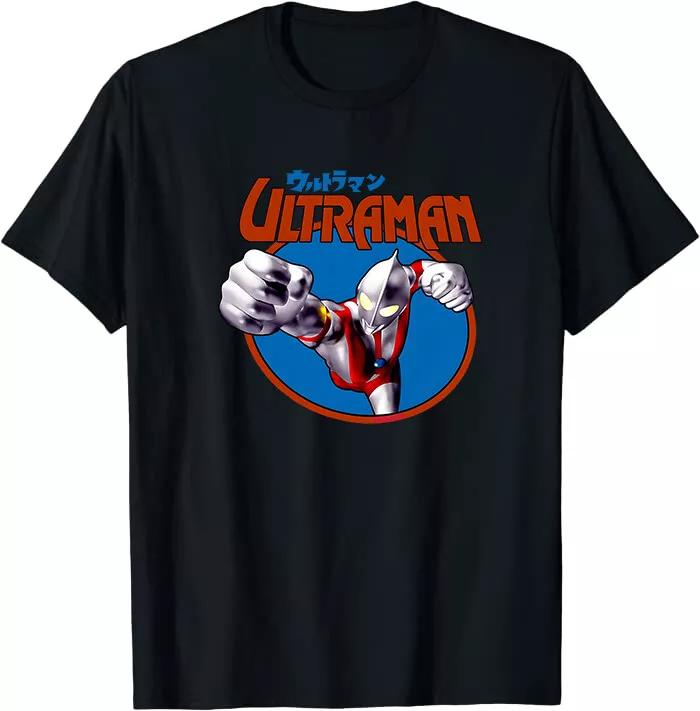 Ultraman Series Japan Superhero Classic Tee TShirt Mens and womens same fourseason pure cotton street wear