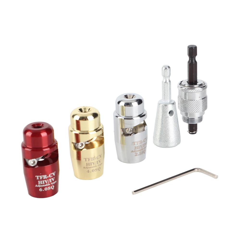Wire Stripping and Twisting Tool Aluminum Alloy Drill Wire Stripping Professional Electrician Tool
