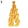 1PC Hot Synthetic Fiber 20cm Doll Wigs Wig Hair Long Straight DIY Dolls Accessories