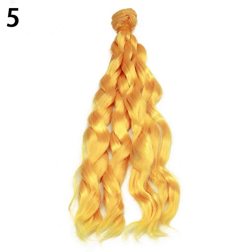1PC Hot Synthetic Fiber 20cm Doll Wigs Wig Hair Long Straight DIY Dolls Accessories