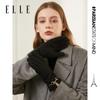 Женские флисовые перчатки ELLE с сенсорным экраном, шерстяные на ощупь