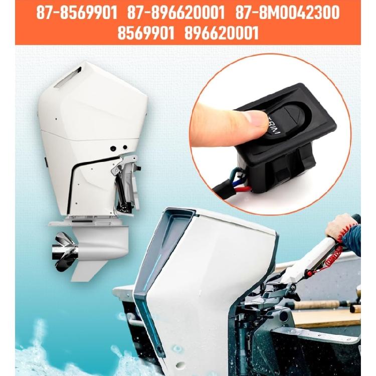 Переключатель trim/tilt для плавного управления 87-896620001 87-8M0042300 87-8569901 Подходит для подвесных лодочных моторов мощностью 25-400 л.с. с 1999 года