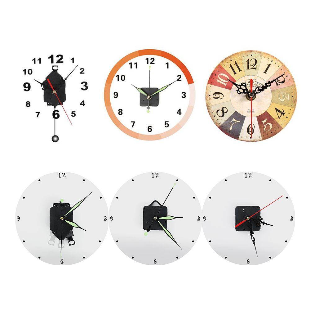 Cross-stitch Essential Tools Clock Movement Mechanism Pendulum Repair Replacement Parts + Hands