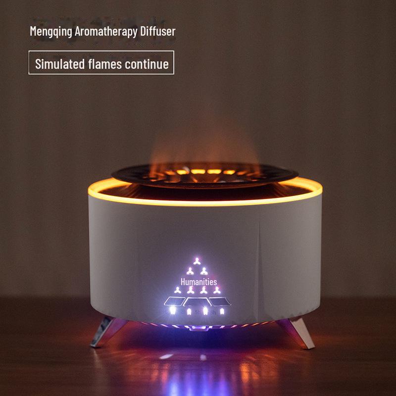 Ароматерапевтический увлажнитель воздуха Volcano: Bluetooth-динамик, диффузор эфирных масел, большой объем тумана, таймер, дистанционное управление.