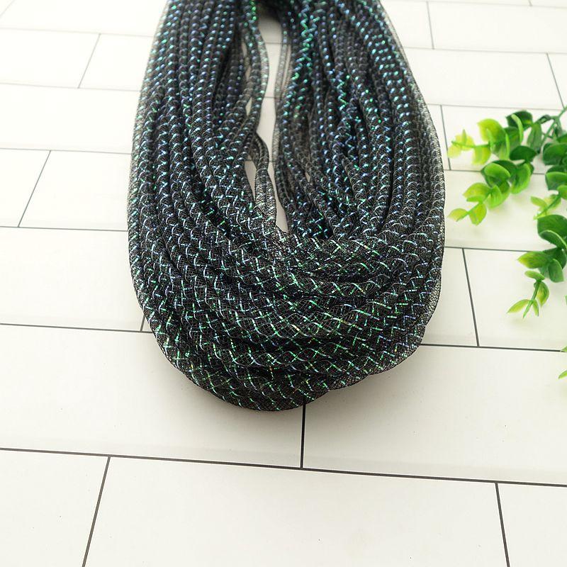 10 м Цветная сетчатая трубка-веревка 4 мм 8 мм Сетчатая трубчатая кринолиновая трубка Свадебное платье Юбка Одежда Сетка Сделай сам Изготовление Ремесленные аксессуары