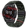 Для ремешка Garmin Band Quick Fit 26 мм 22 мм Магнитный браслет для Garmin Fenix 3 HR Fenix 5 instinct 1 instinct 2X Нейлоновый ремешок для часов