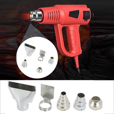 5 шт., насадки для теплового пистолета, диаметр 35 мм, фен, термостойкие насадки из нержавеющей стали для паяльной станции, горячий воздуходувка