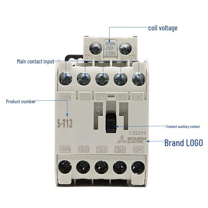 Mitsubishi Electric S-T12 3-Pole AC Contactor