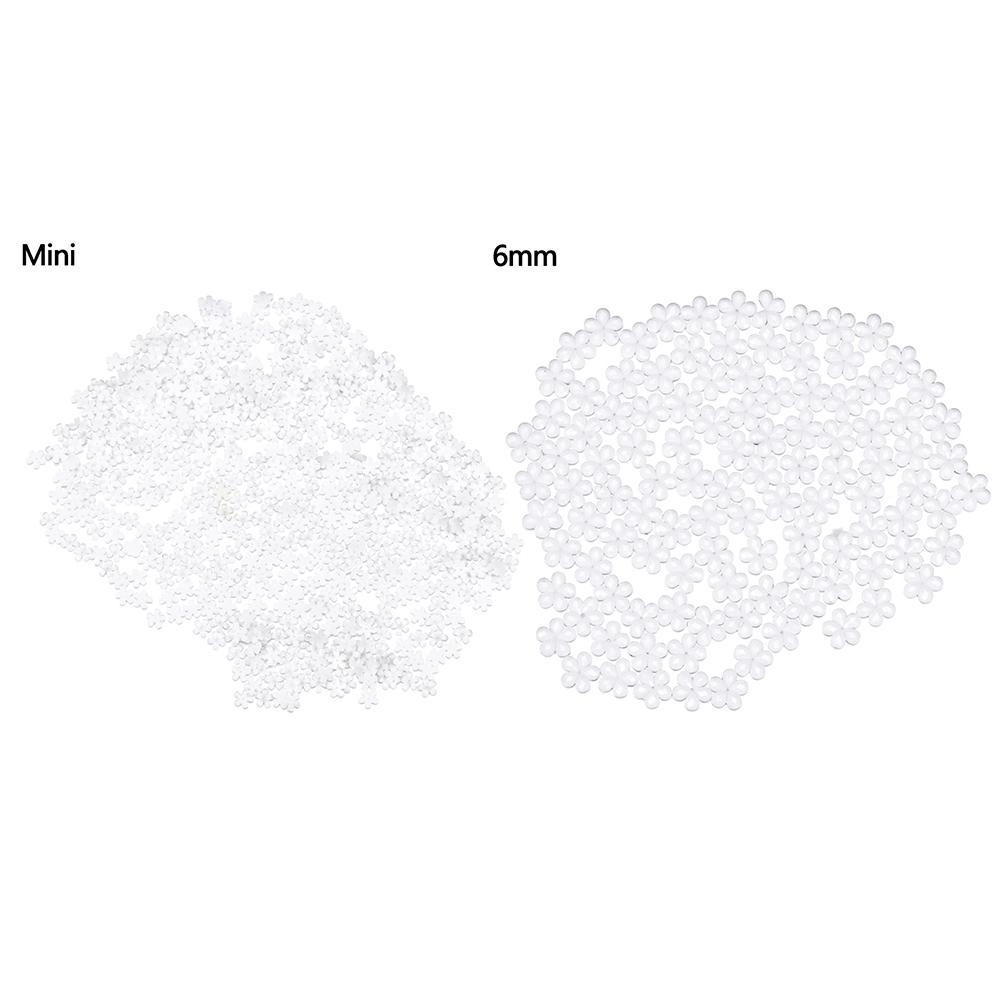 100/500pcs Material Package Flower Cute Resin Drill Nail Art Decoration Nail Beauty Rhinestones