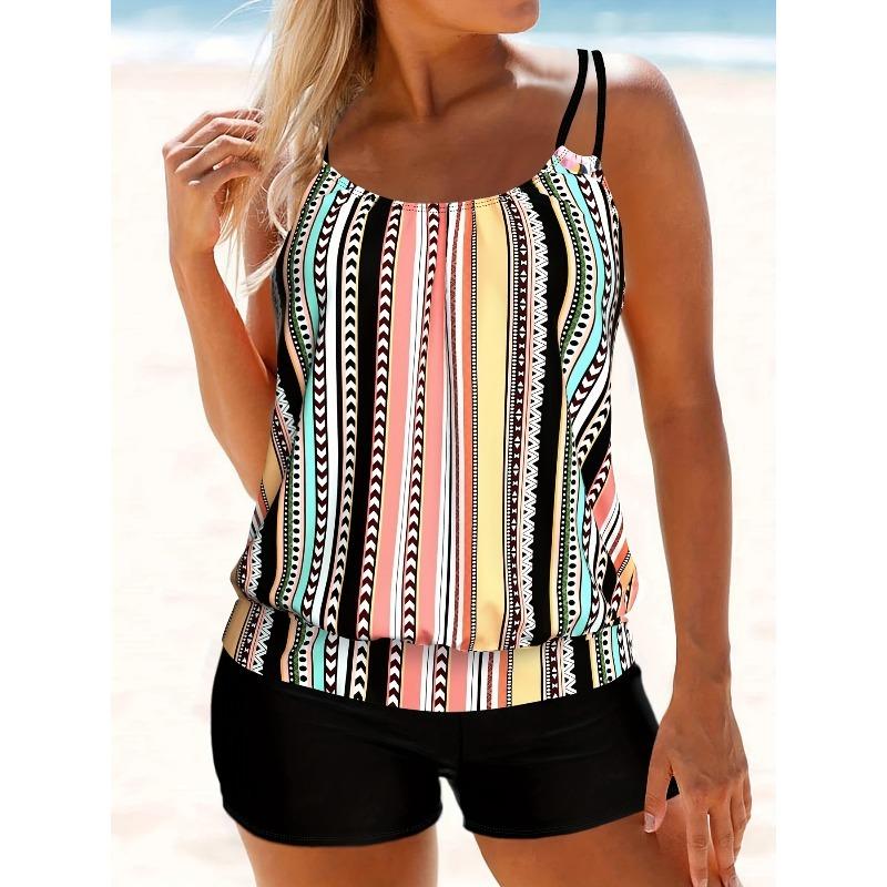 2026 Большой размер Женские купальники бикини с высокой талией, Женская купальная одежда и одежда