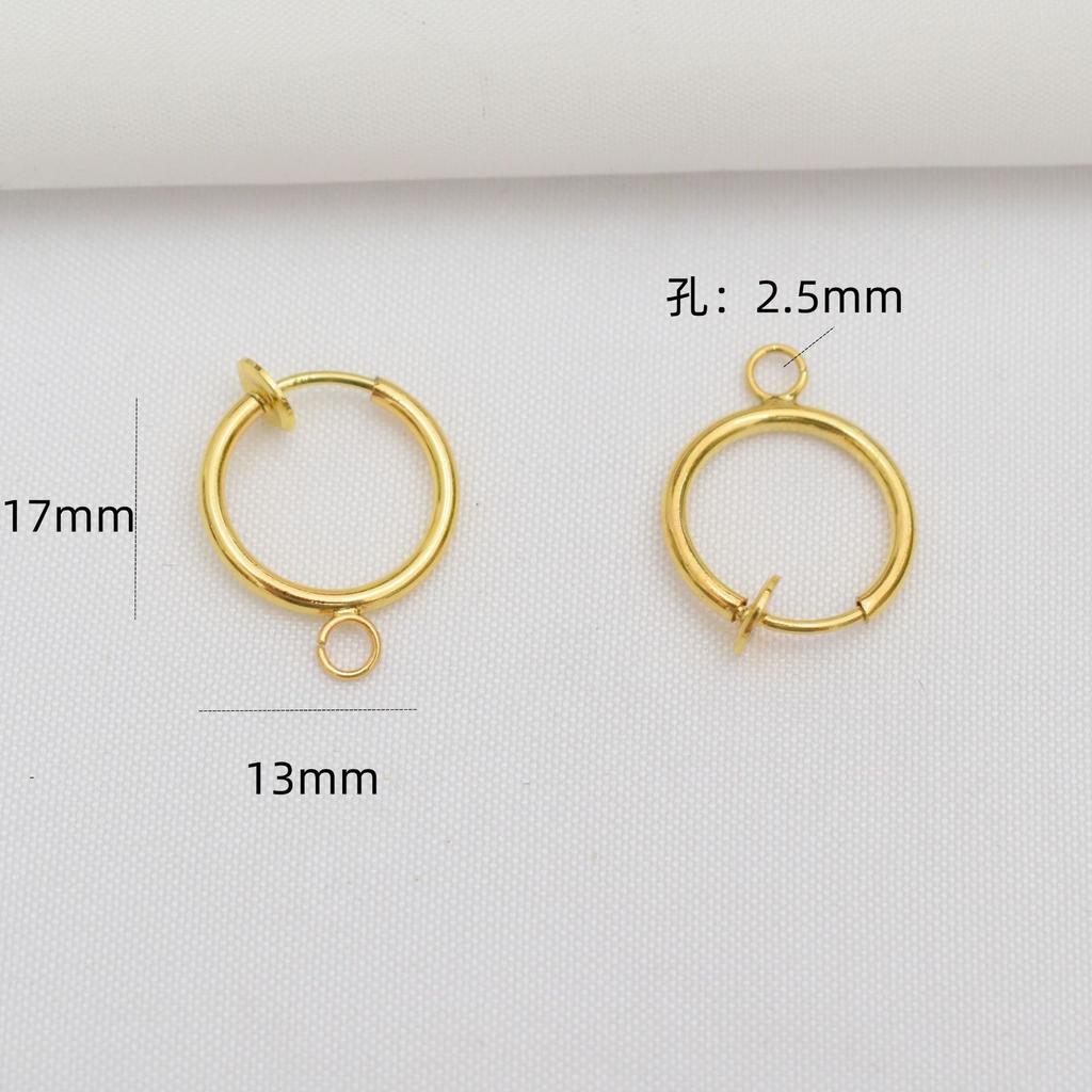 10 шт. модные невидимые безушные клипсы для ушей 13 мм пружинные клипсы для ушей с подвесными аксессуарами для самостоятельной работы