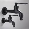 Black Mop Pool Faucet Washing Machine Faucet Fully Automatic Wholesale All Copper Extended Faucet