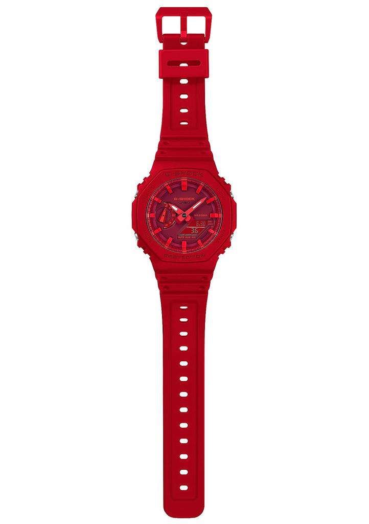 Часы Casio G-Shock (Официальный японский продукт) Carbon Core Guard GA-2100-4AJF Мужские Красные