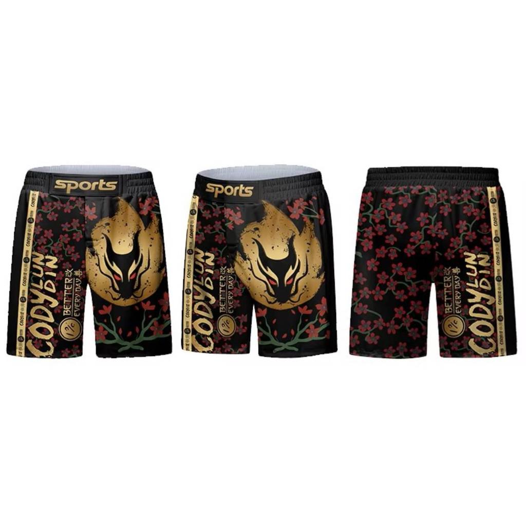 MMA Muay Thai Kickboxing Boxing Shorts Mixed Martial Art UFC Boxer Unisex Men Women Pants Fighting Fitness Gym Training Sport Workout