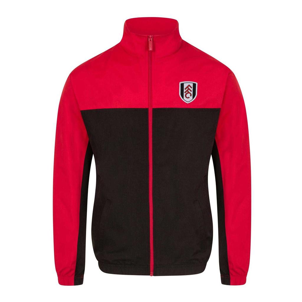 Fulham FC Mens Crest Two Tone Tracksuit