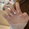 2025 New Style Rich Girl Medium-Length High-End Wearable Nail Stickers & Tips for Brides