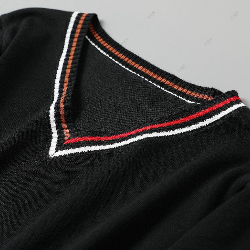 Весенне-осенняя женская трикотажная одежда с длинными рукавами, свободная тонкая рубашка с низом Tide