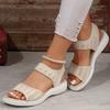 Большие повседневные сандалии, женская обувь, туфли с плоской подошвой, повседневная обувь