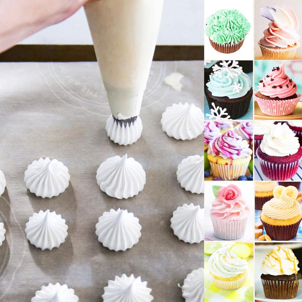 7pcs/set Stainless Steel Piping Nozzles Russian Rose Pastry Tips Cake Cream Cupcake Baking Laminating Mold Kitchen Baking Tools