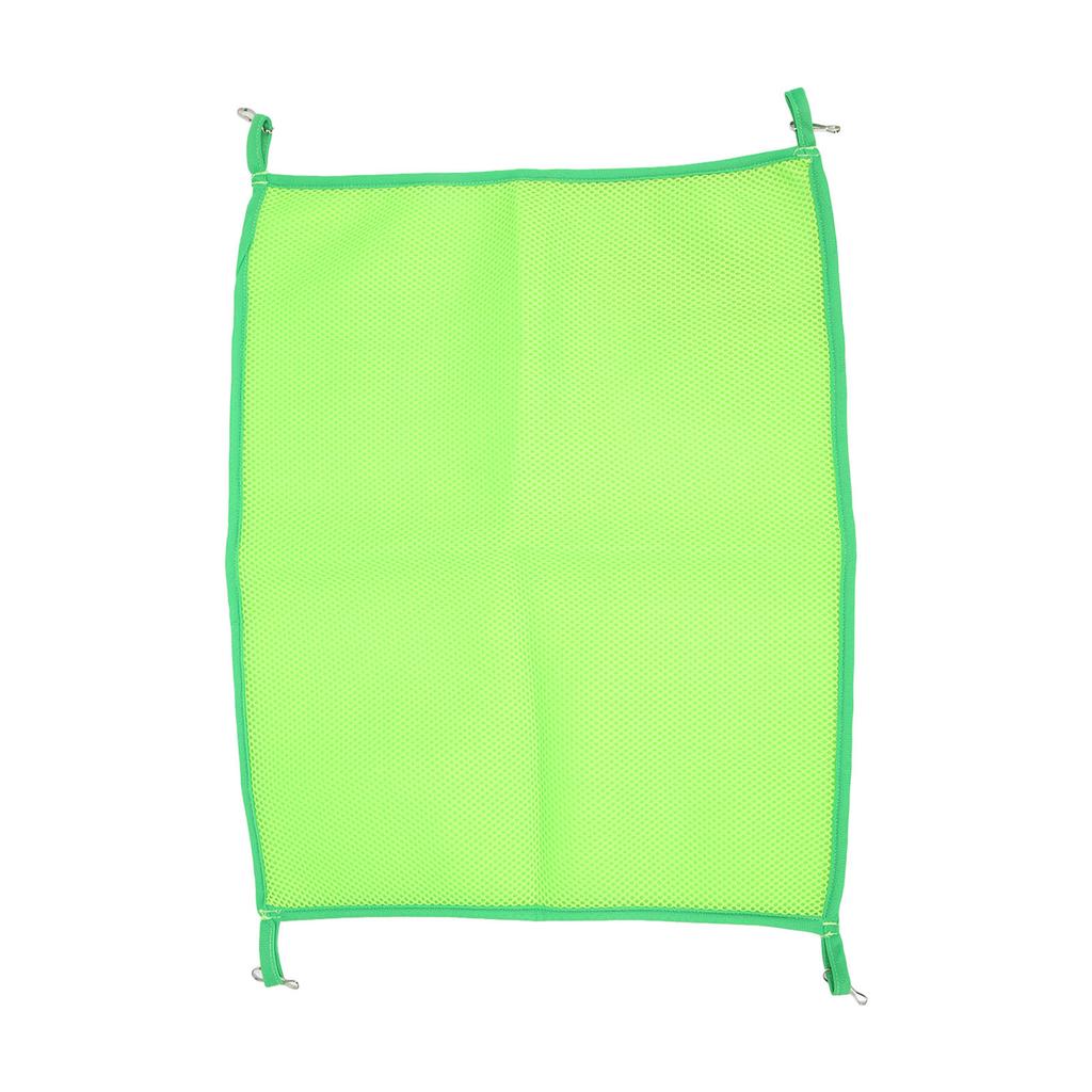 Гамак для клетки питомца Дышащий Прохладный Подвесной Летний Сетчатый Кроватка для Кошки Морской Свинки Хомяка Зеленый 39x48см