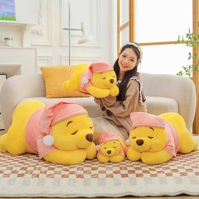 Попка Спящий Винни Пух Плюшевая Игрушка Милая Пухлая Кукла Медведь Подушка для Сна Подарок