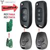 BHU1 YOCASTY Модифицированный для Renault Wind Clio Modus Kangoo Master Twingo 2004 - 2016 Пульт ДУ Брелок Ключ от автомобиля 433 МГц PCF7946A PCF7947A