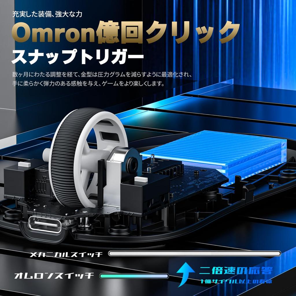 MAMBASNAKE M3 Gaming Mouse, Ultra-Lightweight Wireless Mouse with 2.4G WirelessBluetoothWired Type-C, Original PAW3395PRO Sensor, Class-A Accuracy,