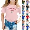 Christmas Day Toddler Girl Boy T-Shirts Kids Top Boys And Girls Printed Short Sleeved T-shirt
