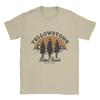 Yellowstones Dutton Ranch Vintage Men's T Shirts Vintage Tee Shirt Short Round Neck T-Shirts Cotton Birthday Gift Clothes