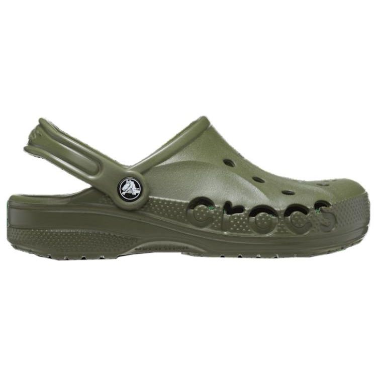 Crocs Платформенные клоги Baya Унисекс Зеленые EVA Удобные Противоскользящие Износостойкие Дышащие Уличные Клоги 10126-309