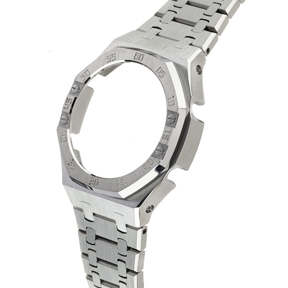 Совместимый комплект Full Metal Kit Full Metal Kit Silver [GEARS CLUB] G-SHOCK GA-2100