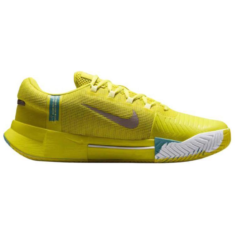 Nike Кроссовки Zoom GP Challenge 1 Premium HC High Voltage для мужчин, желтые, минеральные, сине-зеленые, светящиеся, зеленые HF1173-300