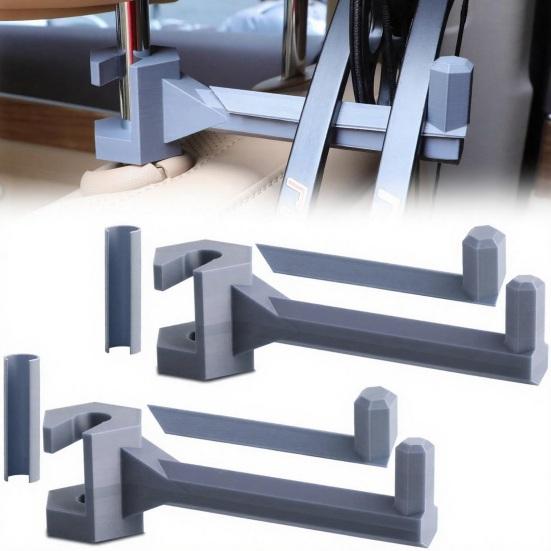 2 шт. Крепление на подголовник автомобиля, вешалка-бант, портативная универсальная для внедорожника, грузовика, транспортного средства, для охоты на открытом воздухе, для хранения блочных и рекурсивных луков, крючок-стойка