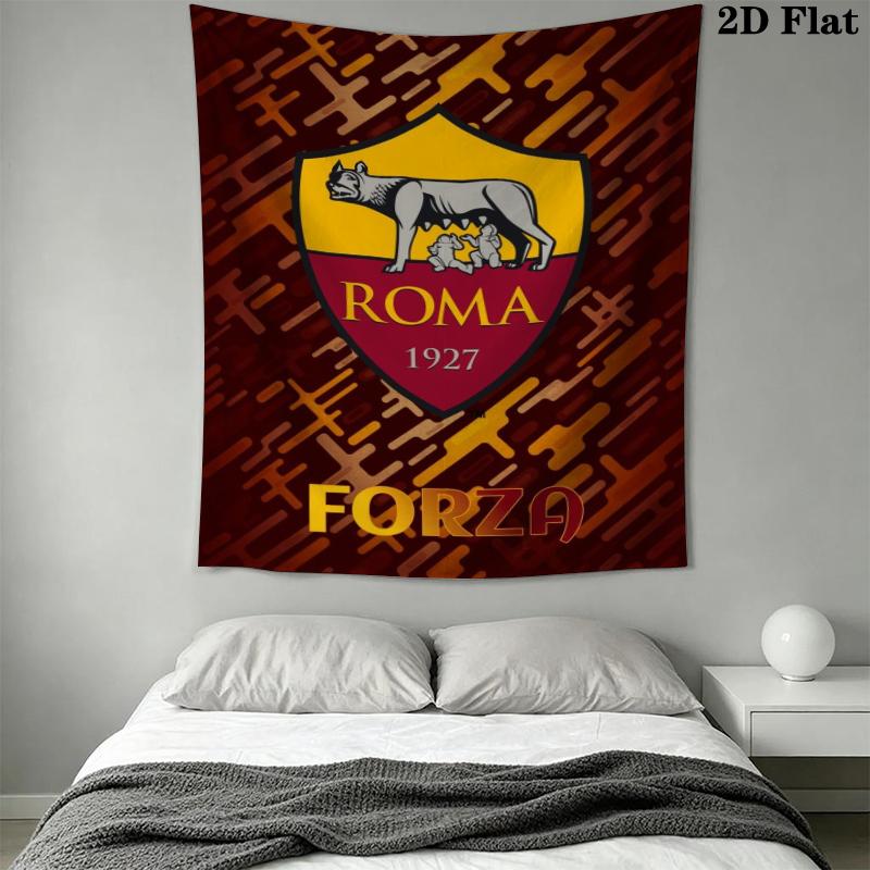 A.S Roma Wall Tapestry Aesthetic Wall Hanging Printed Fabric Blanket Decorative Tapestries for Bedroom Living Room Home Decor