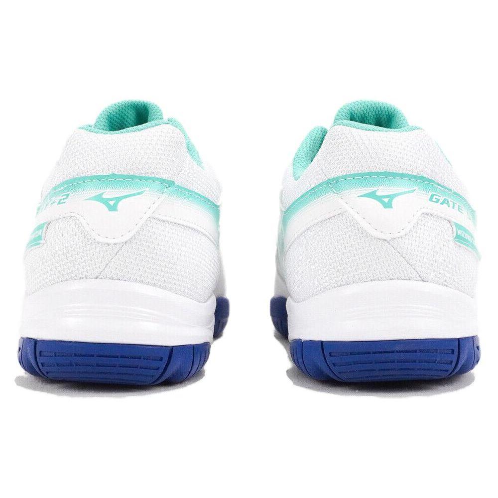 Mizuno Gate Sky Plus 2 Non-Slip Wear-Resistant Low-Top Badminton Shoes Unisex Shoes White Blue 71GA224025
