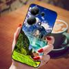 Чехол для Poco M6 Pro 4G Модный Мраморный Силиконовый Черный Чехол для Телефона Xiaomi Poco M6Pro 4G M 6 Pro Мягкие Чехлы PocoM6Pro 4G