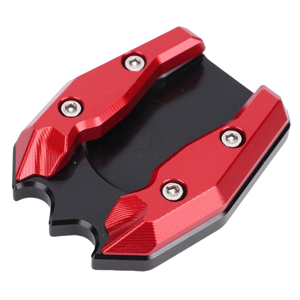 Motorcycle Kickstand Extender Pad Enlarger CNC Aluminum Alloy Anti Skid Side Stand Extension Plate Pad Replacement for