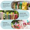 56 PCS Clothesp Plastic Colorful Small Clips, 7 Bright Colors Clothes Drying Line Pegs Mini Clothes P Clothesline Crafts Photos Paper Picture 2 inch