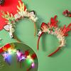 1PC New Years Hair Band Snowflake Christmas Trees Christmas LED Light Headband Lightening Cosplay