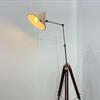 Wooden Tripod Floor Lamp With Fabric Shade Bedside Home Décor Lighting Light Living Room Décor Floor Lamp