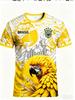 Brazilian football fan art graphic men's T-shirt, football jersey, outdoor sports and fitness, casual fashionChildren's gifts