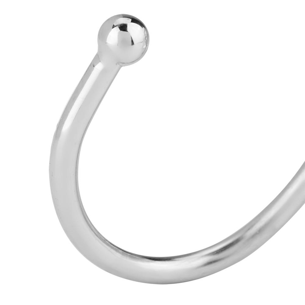 ABS Material Wall Hooks Stainless Steel Double Hanger Hooks Vacuum Suction Hooks For Shower