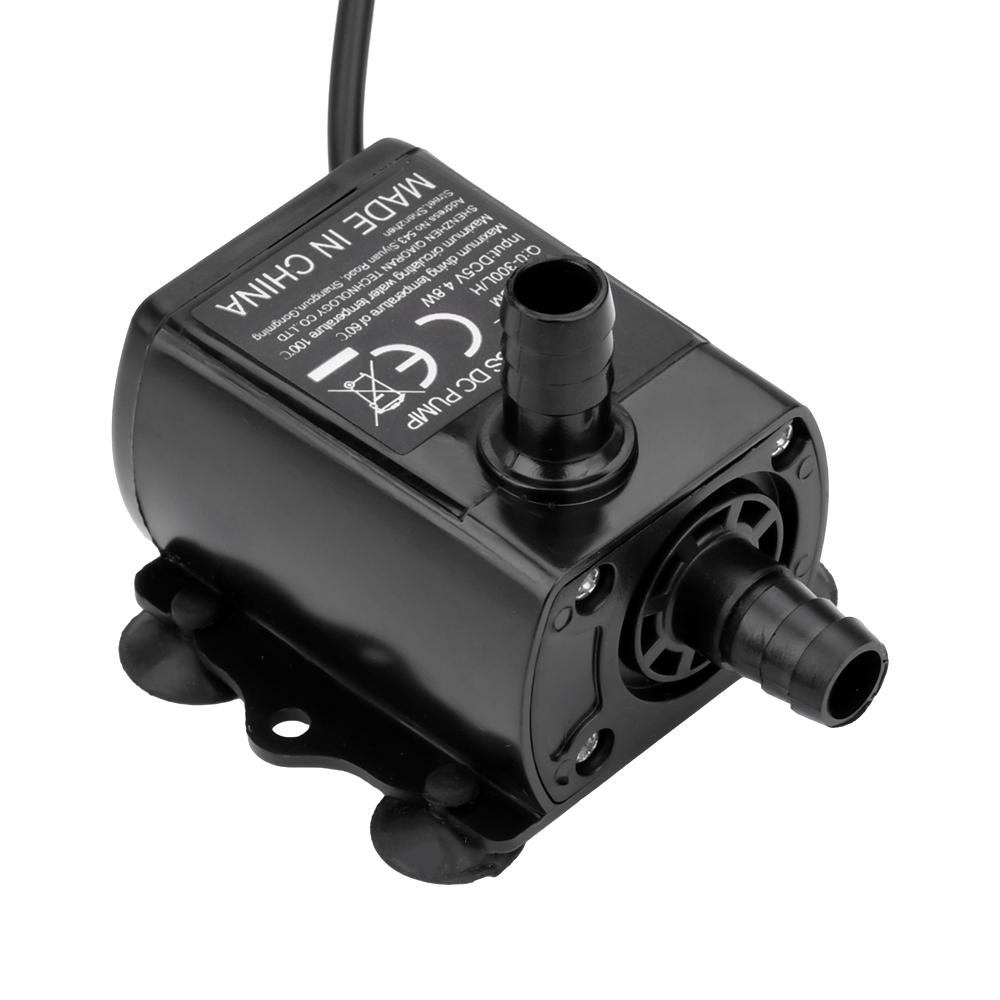 Brushless DC 5V USB Water Pump 2.4W 4.8W 250L/H/ 300L/H Pool Circulating Submersible Pump Water Pump Fountain Aquarium