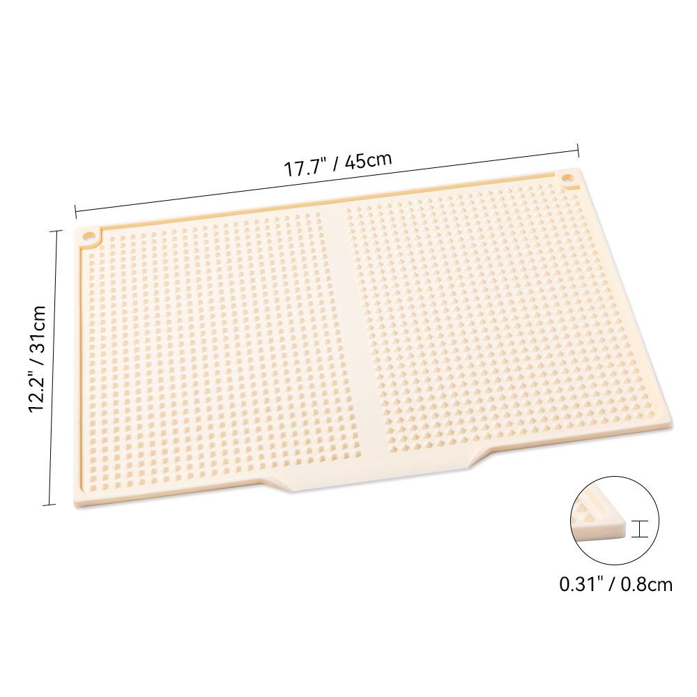 Силиконовый термостойкий противоскользящий коврик на кухонную столешницу