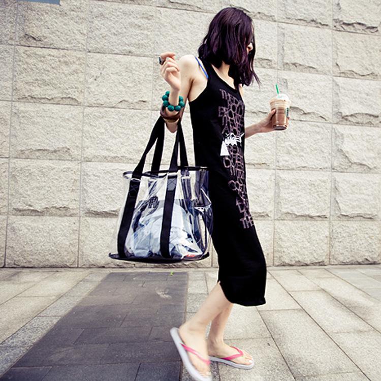 2024 новая пляжная сумка европейская американская летняя желейная сумка тоут прозрачная сумка популярная женская сумка пляжная сумка